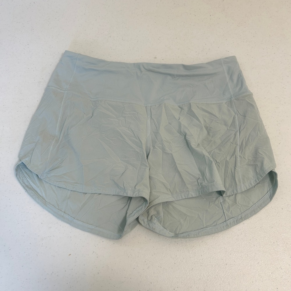Lululemon Speed Up High-Rise Lined Short 2.5 Light Blue Size 8 W7BJ8T